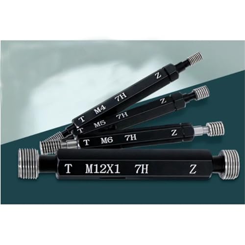 1PC Calibrador de Rosca Fina de Acero Mer-cury Gage 7H M1 M2 M3 M4 M5 M6 M8 M10 M12 M14 M16 M20 M22 M24-M60 (M6X1 7H) miniatura 2