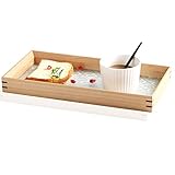 tischplatte antik kaufen 【Vielseitiger Gebrauch】Dieses schöne Holztablett eignet sich perfekt zum Servieren von Kaffee, Tee, Bissen, Nüssen, Desserts, Obst usw. Außerdem können sie auch gut aussehende Organisatoren für Ihre kleinen Gegenstände sein, wie z.B. Fernbedienungen, Schlüssel, Kerzen, Sonnenbrille, Parfüm, Kosmetika und andere. Es ist angenehm für das Auge, entweder in der Küche, im Wohnzimmer, auf dem Balkon oder überall dort, wo Sie sie platzieren.