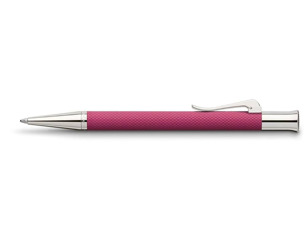 刻印有 ファーバーカステル ギロシェ伯爵コレクション ボールペン ピンク FABER-CASTELL ファーバーカステル 限定品 万年筆 伯爵