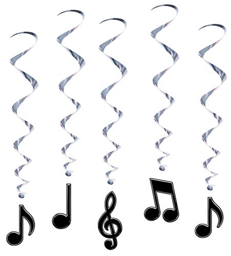 Musical Note Whirls (5/Pkg) - //coolthings.us