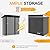 Shintenchi 6x4 FT Outdoor Storage Shed with Window, Outdoor Waterproof Storage Shed Metal Garden Shed with Lockable Single Door, Weather Resistant Tool Storage House Shed for Garden,Backyard,Gray