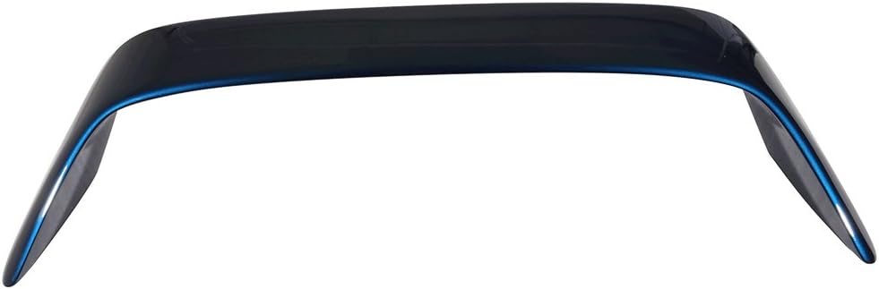 IKON MOTORSPORTS, Trunk Spoiler Compatible with Fits 1994-2001 Acura Integra 2-Door, Type R TR Style Painted #B74P Adriatic Blue Pearl ABS Plastic Rear Trunk Lid Spoiler Wing Lip