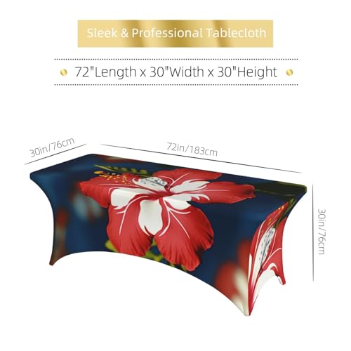 Nappe de banquet extensible et ajustée pour table pliante 1m80