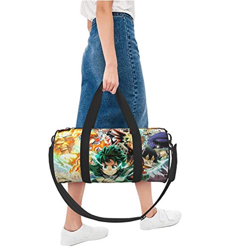 Gym Bag My Hero Academia Duffel Bag Sports Travel Bag Lightweight Multipurpose Duffel Bag With Pockets For Swim Yoga