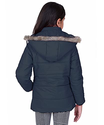 Image of Brazo Full Sleeve Solid Winter Wear Jacket for Girls