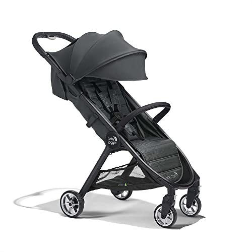 Baby Jogger City Tour 2 Ultra-Compact Travel Stroller, Lightweight, Foldable, Pike Exclusive Includes Belly Bar, Leatherette Handlebar, and Premium Fabric