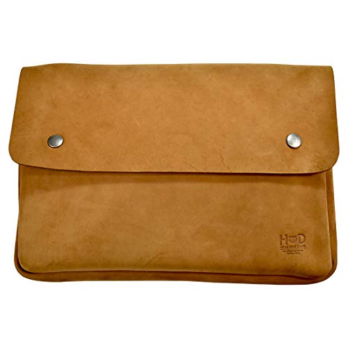Hide & Drink, Vintage Leather Folder Document Holder, File Case, Document Portfolio, Office & Work Essentials, Handmade Includes 101 Year Warranty :: Old Tobacco