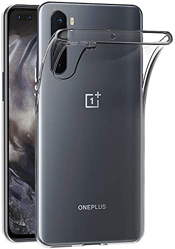 Image of NISHTECH for OnePlus Nord 5G Premium Transparent Hybrid Soft Slim Dust Proof Back Case Cover Silicone with Camera Protection