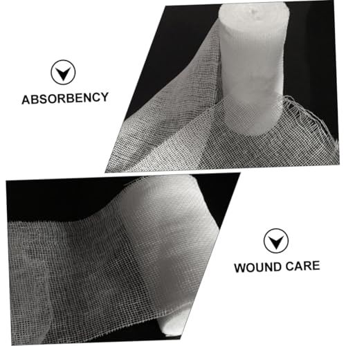 10 rollos de gasa para primeros auxilios 8x600cm venda conformadora para cuidado de heridas de emergencia y uso de entrenamiento miniatura 4