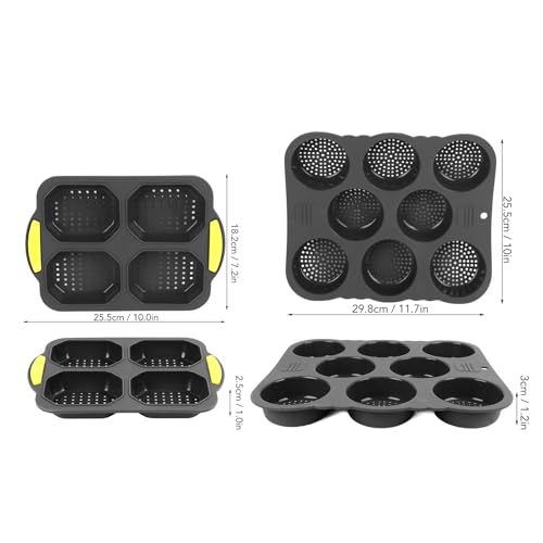 Moule silicone hamburger et plaque de cuisson baguette four
