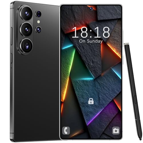 12+512GB Unlocked Android Smartphone 6.9" HD Display, 4500 mAh Battery, 21+8 MP Dual Camera, Dual-SIM, Face ID & OTG – No Contract