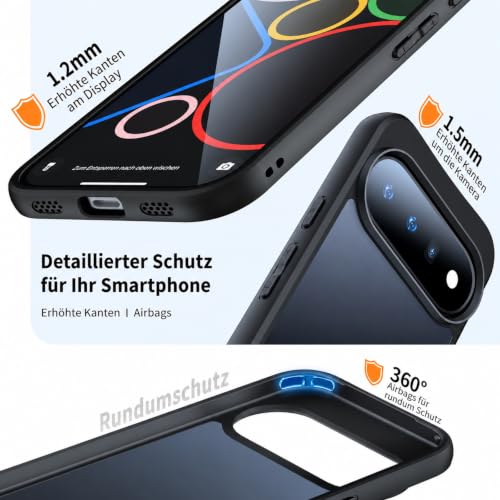 Premium Hülle für Google Pixel 11 / Pixel 11 Pro – Robust, stoßfest & stilvoll! Airbag-Technologie. Kratzfest… – Ansicht 2
