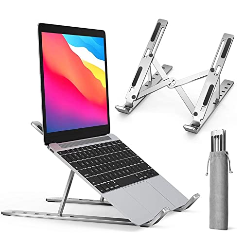 Base portátil ajustable para laptops aluminio plegable miniatura 6