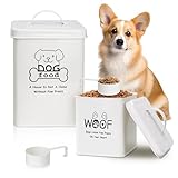 【Matériaux de Qualité Supérieure】 Nos boîtes de conservation pour aliments pour animaux sont fabriquées en acier au carbone revêtu d'un film blanc non toxique, garantissant la santé et la sécurité de votre animal. Ces matériaux robustes assurent la durabilité et la résistance des boîtes, ce qui en fait le cadeau idéal pour tous les amoureux des animaux.