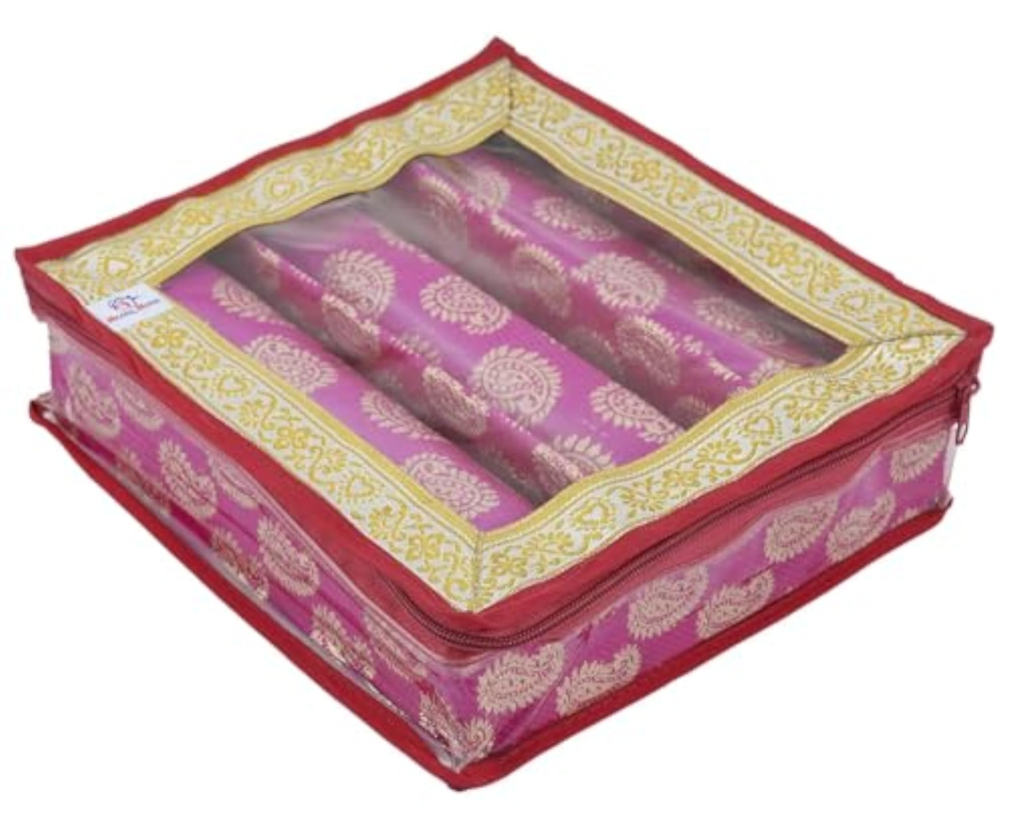 Feather Design Laminated 3 Rod Box Organizer for Bangles and Watches