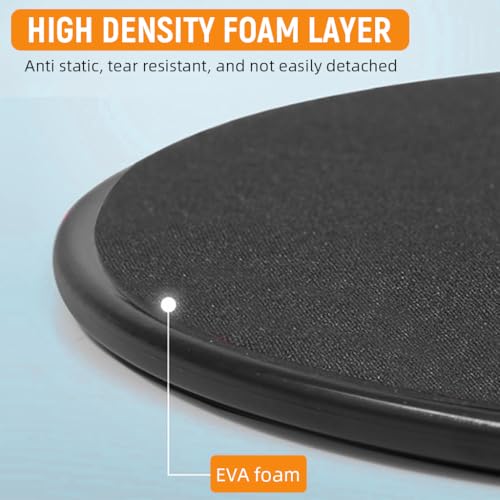 Image of Proberos Yoga Sliding Pads 6.8'', Dual-Sided Core Sliders for Pilates, Fitness, and Home Workouts EVA & PP Pilates Slider for All Surfaces, Core Strength, Balance, and Low-Impact Training