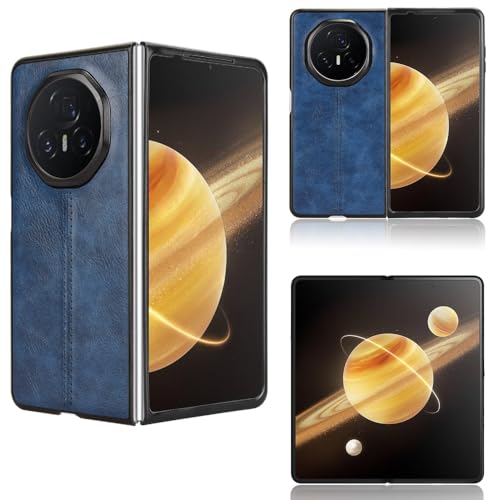Housse Honor Magic V3 bleu en cuir pour vos déplacements
