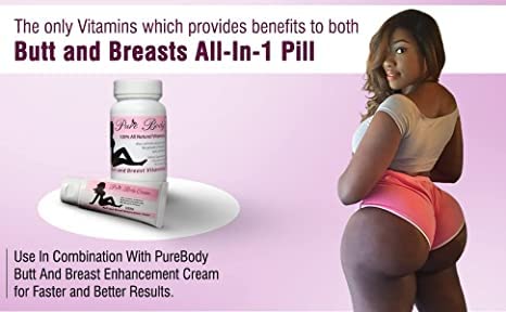 Purebody Vitamins - The #1 Butt And Breast Enhancement Supplement - All-In-One Formula - 30 Capsules #TOP7
