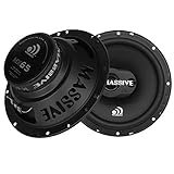 Massive Audio MX65 6.5 Coaxial Speakers. 3-Way, Full Range Car Stereo Speakers. Enjoy Crystal Clear Sound with These Great Car Speakers Set! (Sold in Pairs)
