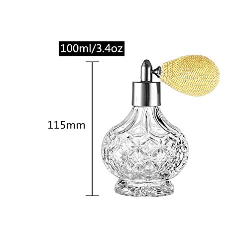Atomizer Sprayer for Cocktail - Refillable 100ml Classic Sprayer with Air Bulb, Great for bartender, Home Bar – PWP2 (100ml)