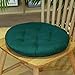 Galettes de Chaises Rond,Coussin de Siège Carré avec Attaches,Coussin de Chaise,Coussin Matelassés de Sol Tatami,Coussin D'assise pour Chaise de Salle à Manger,Bureau,Jardin et Voiture E 40x40CM