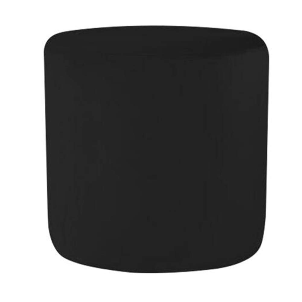 Tabouret de pied en velours noir pour sublimer votre couloir et faciliter le chaussage