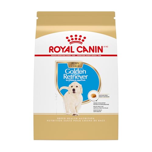 Royal Canin Breed Health Nutrition Golden Retriever Puppy Dry Dog Food, 30 lb Bag
