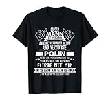 Herren Polen Freund Polen Polska Vergeben an eine Polin T-Shirt