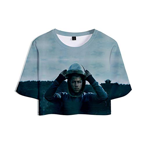 Unizka Nick Jonas Top Suit Summer Cool Singer Unisex Hip Hop 3D T Shirt & Shorts Fans Accessories (KA04552,XXL) - Thumbnail 4