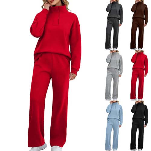 2 Piece Sets for Women lounge Snap Stand Collar Lounge Sets Fall Tracksuit - image 1