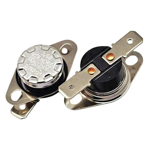 TSIOHKBS 2pcs Normal Close Open Thermostat Switch 5 10 15 20 25 30 40 45 50 55 60 65 70 75 80 85 90 95? Temperature Sensor Switch (0 Degree)