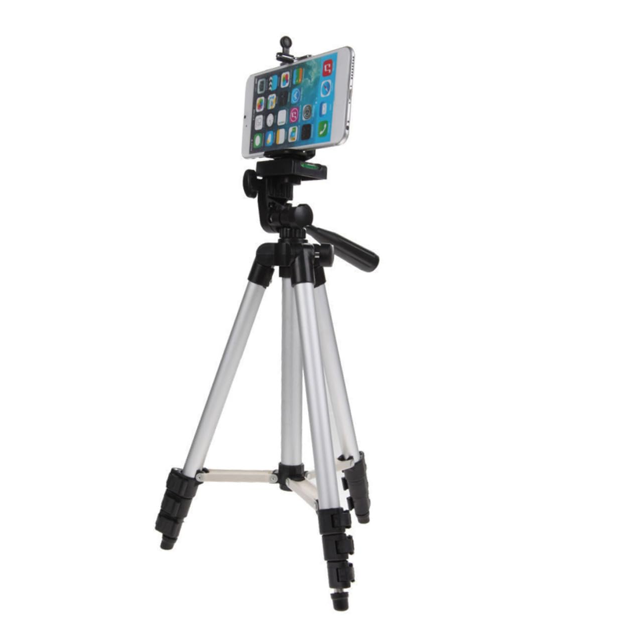 Cavalletto per Fotocamera e Smartphone Argento 4 Giunti