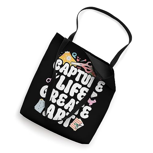 Bolsa Tote Scrapbooking Capture Life Create Art miniatura 2
