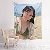 弥生みづき (8) タペストリー、壁画、インテリア絵画、ファッション壁画、ルームアート絵画、壁装飾、ポスター壁画、壁掛け、寮装飾、ビーチレジャー、ピクニックカバー、ポーチ吊り下げ、テーブルクロス、ベッドカバー、ベッドスプレッド、ソファカバー，装飾用 飾り付け アートポスター 部屋飾り壁 個性 壁アート 等 サイズ【29*37in】73*95cm