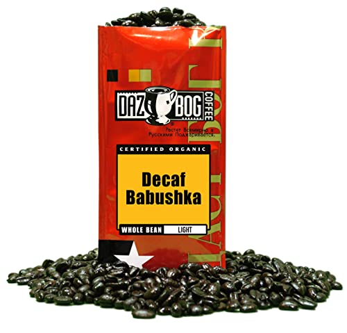 Dazbog Organic Decaf Babushka Blend Café en Grano 11 oz. miniatura 1