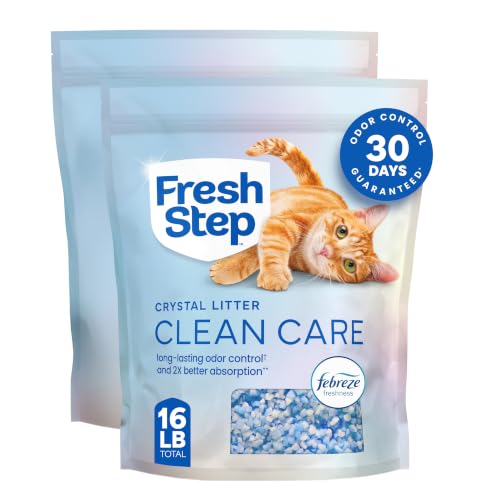 Fresh Step Clean Care Crystsal Cat Litter with...