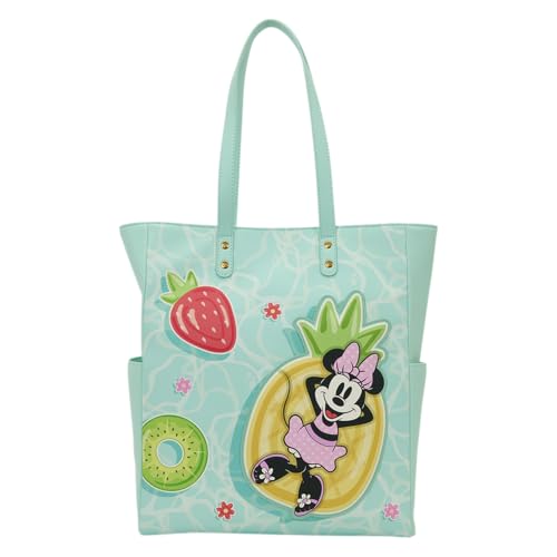 Loungefly Disney Bolsa Tote Beach Fun Mickey y Minnie miniatura 1