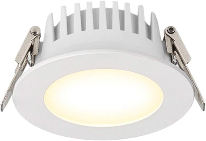 3.3 Inch IP65waterproof Led Recessed Light 7w,Waterproof recessed Lights for Shower,3000K White Aluminum Suitable for Bathroom,Parlor,Bedroom,Kitchen,Balcony
