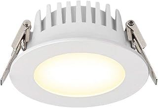 3 inch Recessed LED Ceiling & Shower Disc Light Anti Rust Fixture Downlight Shower Spotlight IP65 Waterproof for Indoor & Outdoor for Bathroom Bedroom Corridor (7w 3000K)
