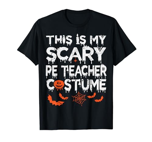 Questo è il mio spaventoso PE insegnante Costume Halloween PE insegnante Maglietta