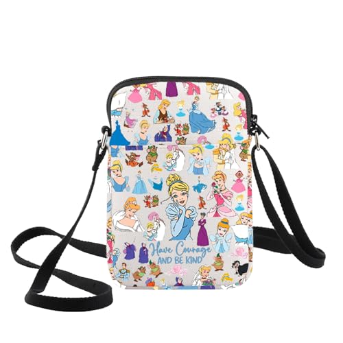 WZMPA Magical Princess Crossbody Bag Cartoon Rat Fans Gifts Have Courage And Be Kind Scullery Maid Shoulder Bag Cartoon Merch