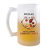 restaurant mille et une biere saint nicolas de port ✨ Verre de Qualité Supérieure: Fabriqué à partir de verre givré de haute qualité, ce verre à bière est conçu pour rehausser les arômes et les saveurs de votre boisson préférée. Un ajout élégant à toute collection de verres.