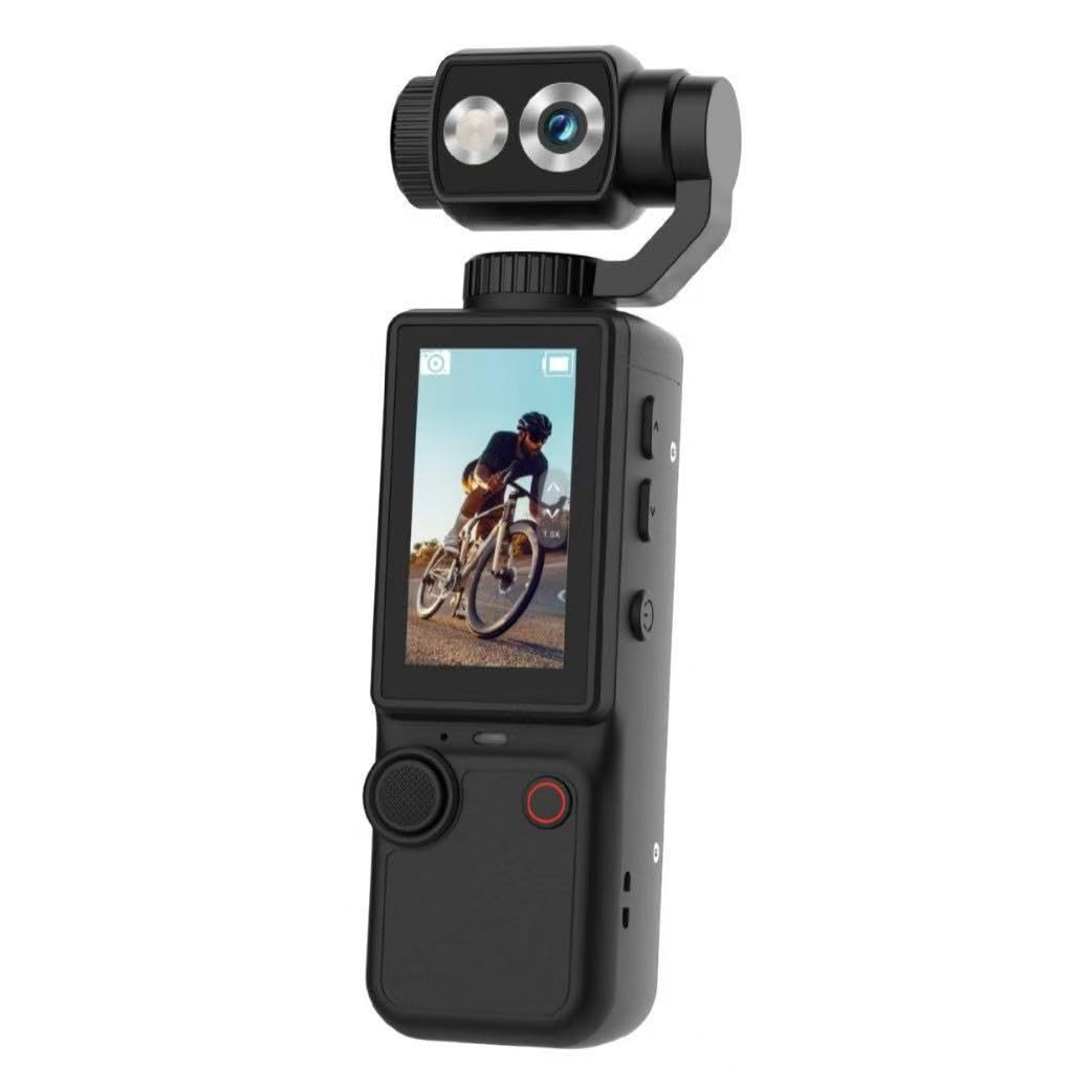 Caméra de vlogging sport 4K Ultra HD, noire