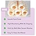 Pinkunn 48 Pcs 9 x 1/2 Paint Roller Covers Nap High Capacity Microfiber Roller Covers for Brush Frame House Painting Supplies for All Surfaces, Home Repair Tools (Yellow Stripe)