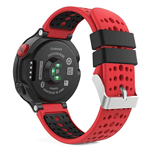 Image of Band Compatible with Garmin Forerunner 235, Soft Silicone Replacement Watch Band Strap Wristband for 220 /230 /235 /620 /630 /735XT /235 Lite Smart Watch for Women Men
