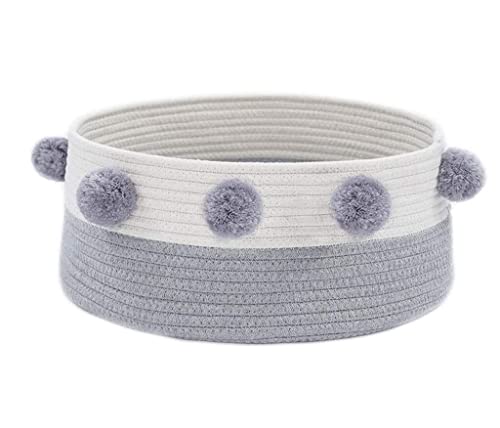 Cama De Mascota Cesta de algodón con pompón para gatos, cama para mascotas, nido para gatos, casa cálida para gatos, saco de dormir para mascotas, cojín para gatos, nido para perros, cama para perros