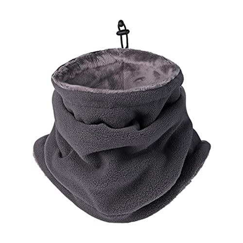 Vaveren Aquecedor de pescoço térmico para ciclismo ao ar livre, cinza