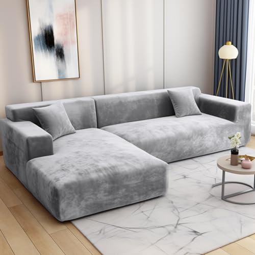 Wasserdichte Terrassen-Sofabezug Für L-Form Sofas – Mit Belüftung, Windfest, 420D Oxford