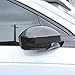ABS Rearview Mirror Cover Side Mirror Protector Exterior Decoration for Land Rover Evoque 2016-2019,For Land Rover Discovery Sport 2015-2019,For Jaguar F-Pace X761 (Carbon fiber style)
