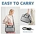 Jenlan Projector Carrying Case, 13.4 * 9.8 * 3.9in Projector Bag Large Bag with Accessories Pockets Adjustable Shoulder Straps Portable Storage Travel Case Compatible with Most Projectors